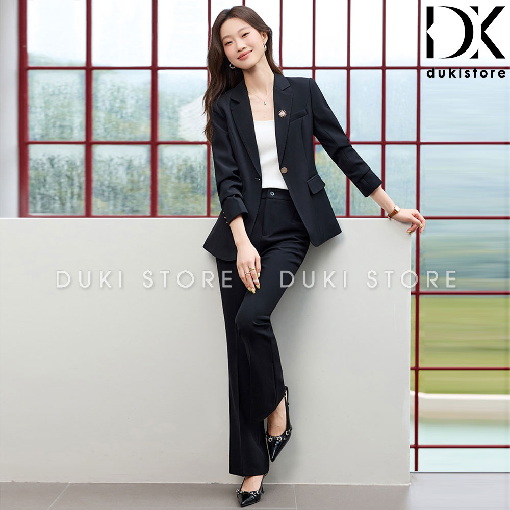 bộ vest 1 cúc màu đen ống suông cao cấp bo-vest-1-cuc-mau-den-ong-suong-cao-cap-DKU0114-2.jpg